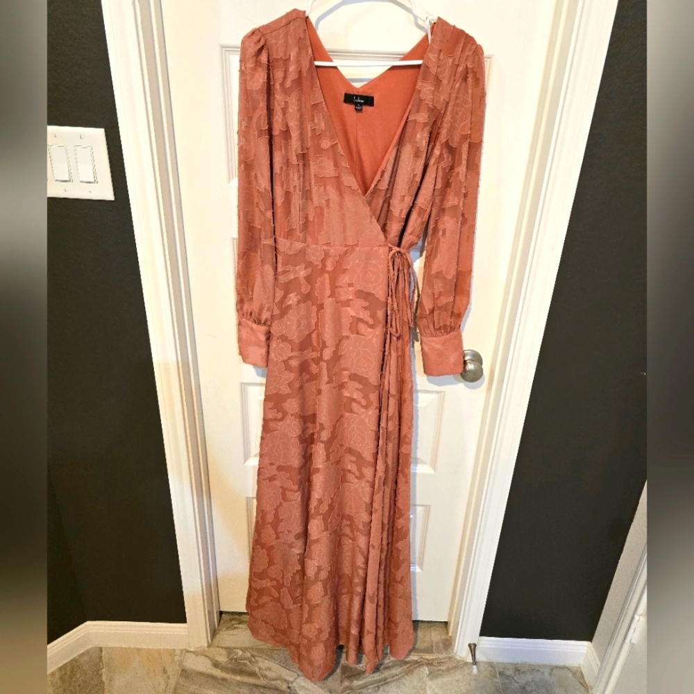 Rose long formal gown